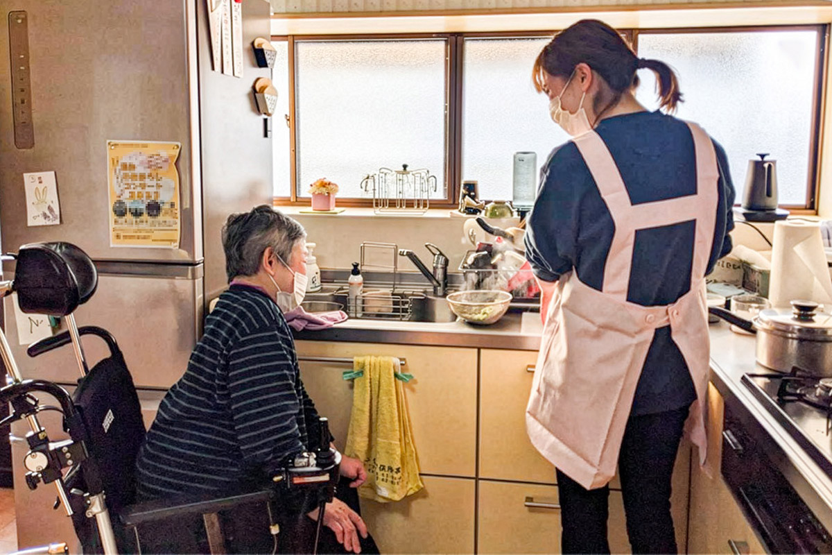 さわやかさばえ ボランティア虹の訪問介護イメージ